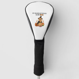 Golden Retriever Halloween Dog My Golden Retrieve Golf Head Cover