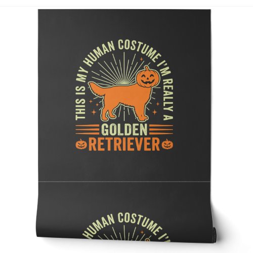 Golden Retriever Halloween Human Costume Vintage D Wallpaper