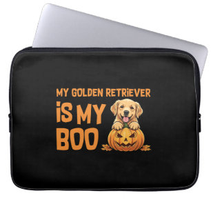 Golden Retriever Halloween Laptop Sleeve