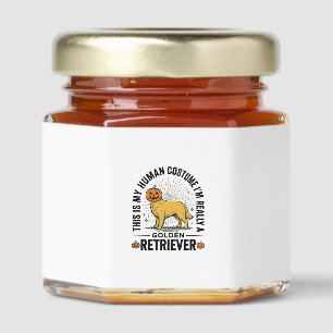 Golden Retriever Halloween Pumpkin Costume Design_ Honey Jar Favors