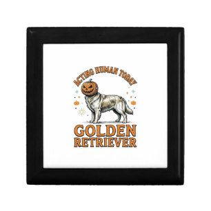 Golden Retriever Halloween Pumpkin Dog Costume Shi Gift Box