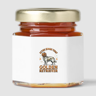 Golden Retriever Halloween Pumpkin Dog Costume Shi Honey Jar Favors