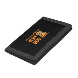 Golden Retriever Halloween Trifold Wallet