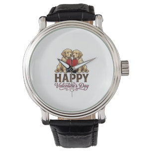 Golden Retriever Happy Valentine’s Day Watch
