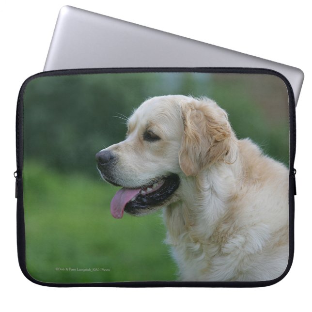 Golden Retriever Headshot 2 2 Laptop Sleeve (Front)