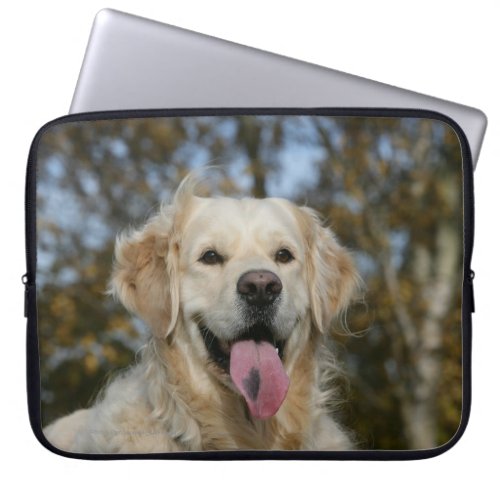 Golden Retriever Headshot 3 Laptop Sleeve