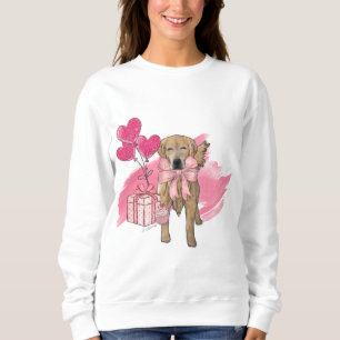 Golden Retriever Heart Sweatshirt