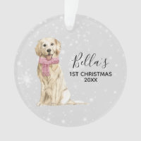 Golden Retriever Holiday Christmas Ornament