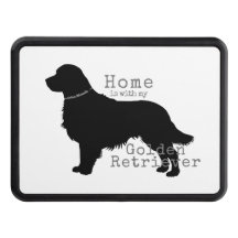 Golden Retriever Home is with my Golden