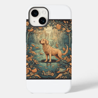 Golden retriever illustration  Case-Mate iPhone 14 case