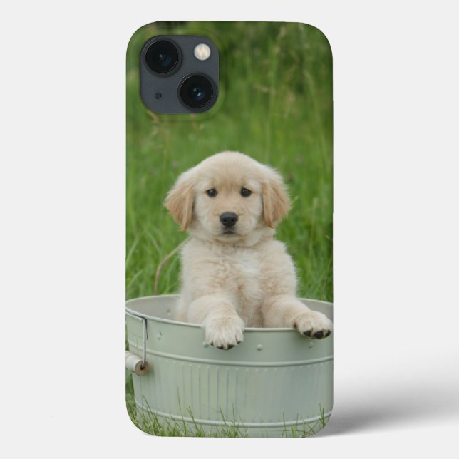 Golden Retriever In Wash Basin Case-Mate iPhone Case (Back)