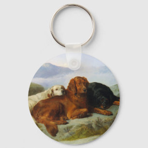 Golden Retriever, Irish and Gordon Setter Keychain