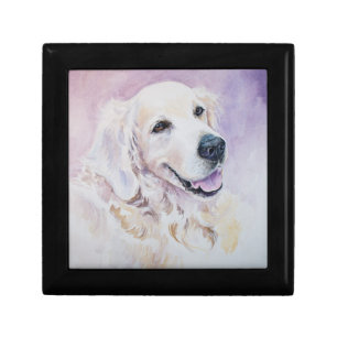 Golden retriever jewelry box