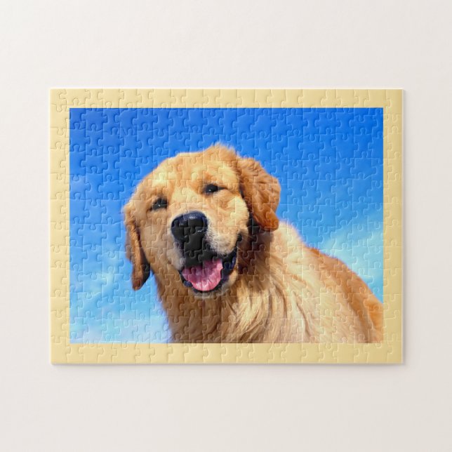 Golden Retriever Jigsaw Puzzle (Horizontal)