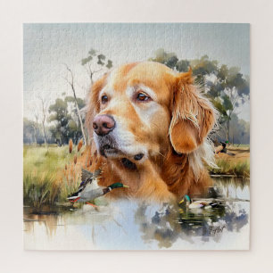 Golden Retriever Jigsaw Puzzle