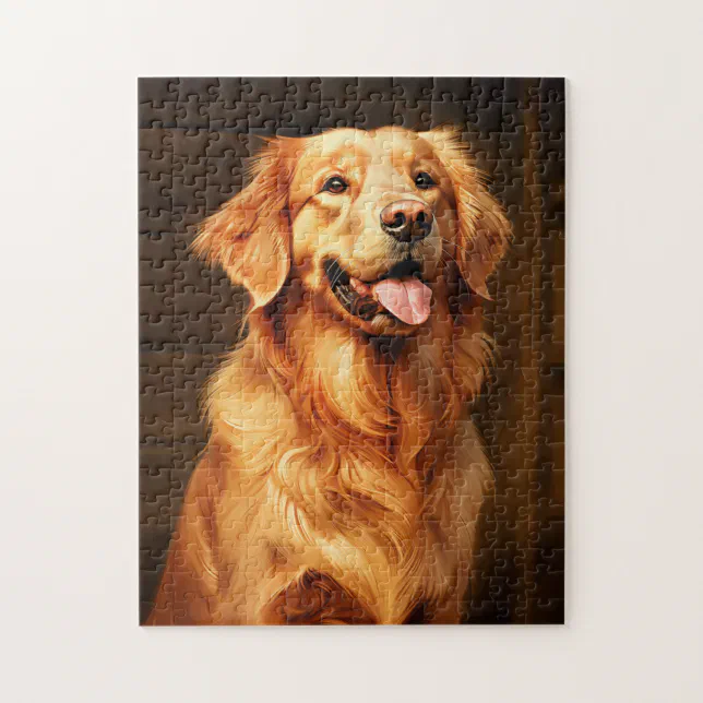Golden retriever jigsaw puzzle | Zazzle