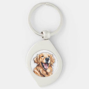Golden Retriever  Keychain