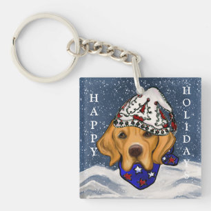 Golden Retriever Keychain