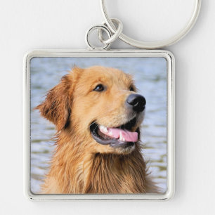 Golden Retriever Keychain