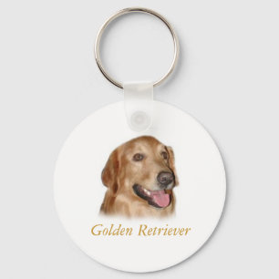 Golden Retriever Keychain