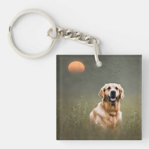 Golden Retriever  Keychain