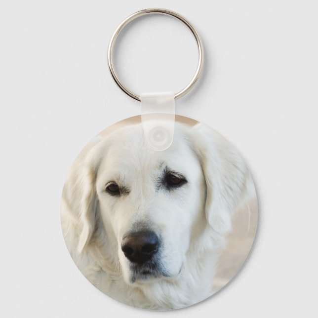 Golden Retriever Keychain (Front)