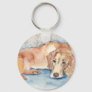 Golden Retriever Keychain