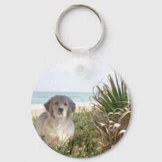 Golden Retriever Keychain Purfect Puppy
