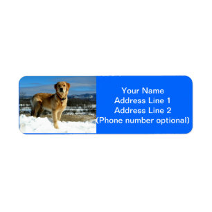 Golden Retriever Label