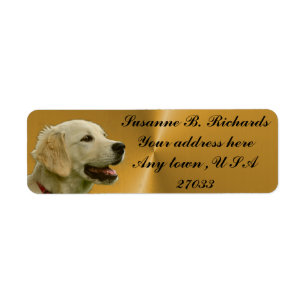 Golden Retriever Label