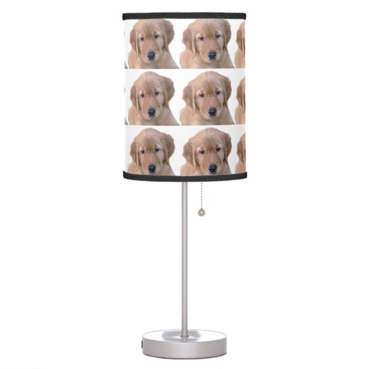 Golden Retriever Lamp, Puppy Table Lamp (Left)