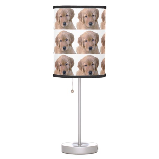 Golden Retriever Lamp, Puppy Table Lamp (Right)