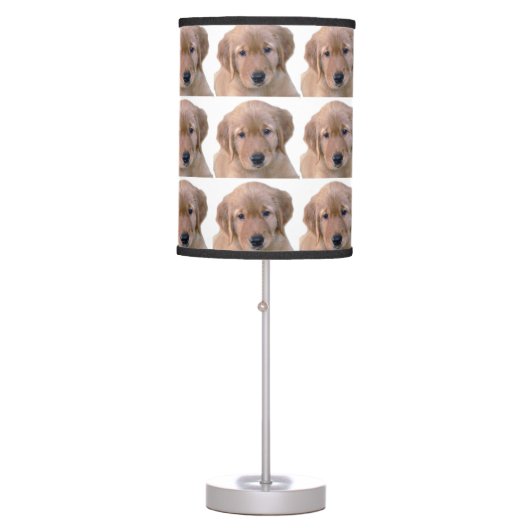 Golden Retriever Lamp, Puppy Table Lamp (Front)