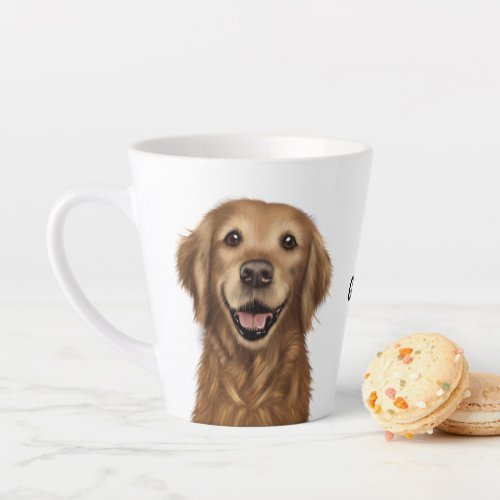 Golden Retriever Latte Mug