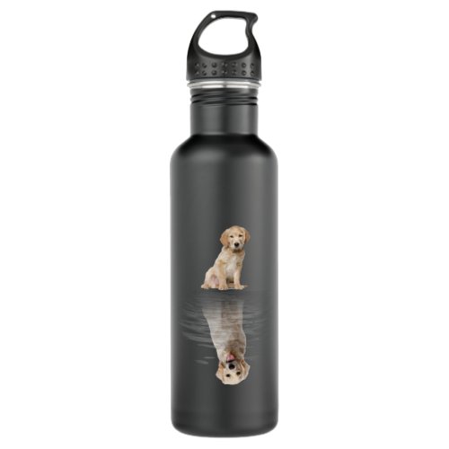 Golden Retriever Life Cute Love Golden Retriever Stainless Steel Water Bottle