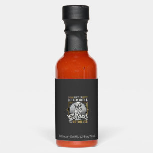 Golden Retriever Life Is Better Dog Hot Sauces