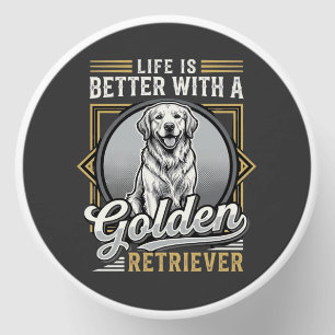 Golden Retriever Life Is Better Dog Mini Candle Favors