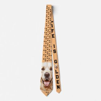 Golden Retriever 'Life is Golden' Dog Socks Neck Tie
