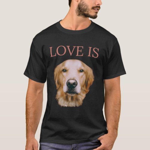 Golden Retriever Love Lab Dog Mom T_Shirt