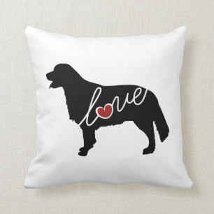 Golden Retriever Love Throw Pillow