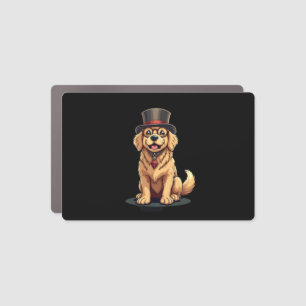 Golden Retriever Lover Dog Golden Retrievers Top H Car Magnet