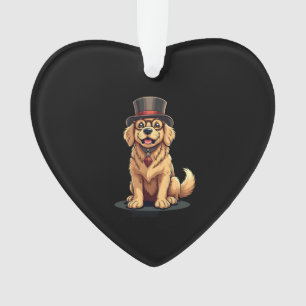Golden Retriever Lover Dog Golden Retrievers Top H Ornament