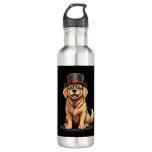 Golden Retriever Lover Dog Golden Retrievers Top H Stainless Steel Water Bottle