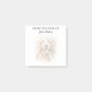 Golden Retriever Lover Monogrammed Notes