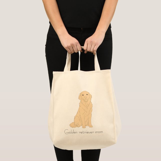 Golden retriever lover tote bag (Front (Product))