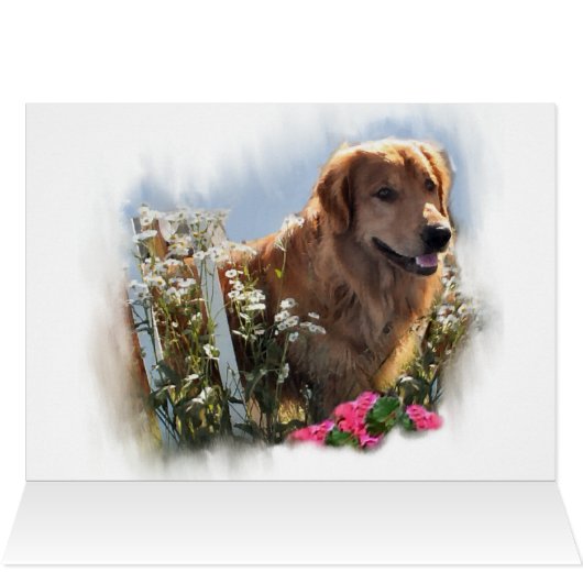 Golden Retriever Lovers Gifts (Inside Horizontal (Top))