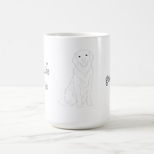 Golden retriever lovers mug