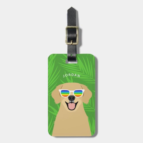 Golden Retriever Luggage Tags