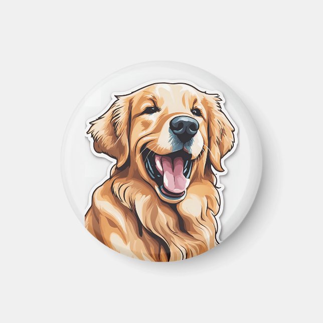 Golden Retriever  Magnet (Front)