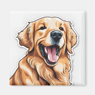 Golden Retriever  Magnet